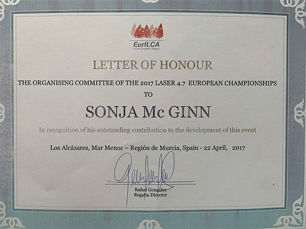 Letter of Honor